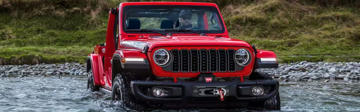 2024 Jeep Wrangler red frontview