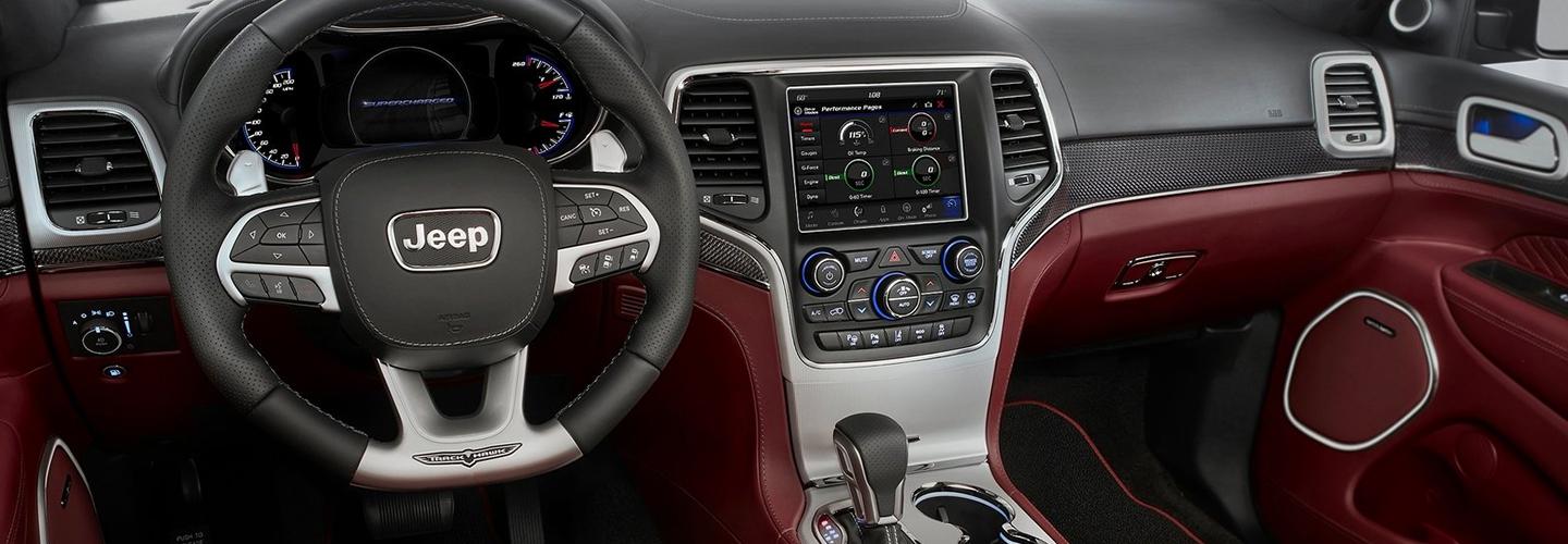 Interior features in the 2020 Jeep Grand Cherokee
