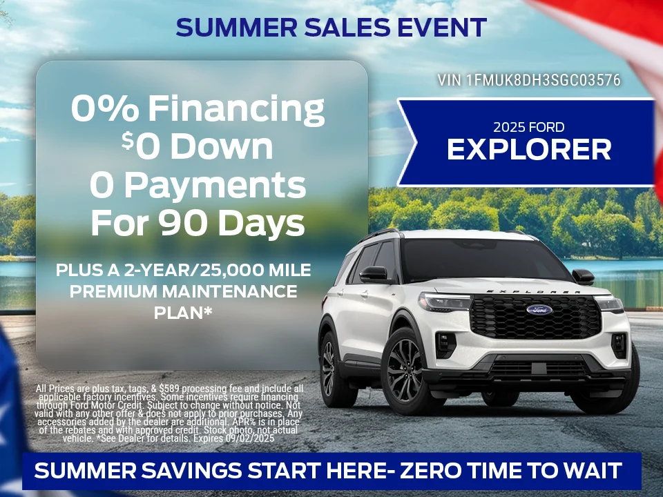 2025 Ford Explorer Offer