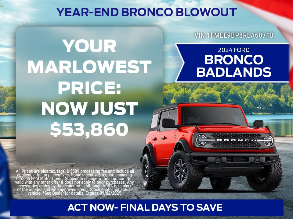 2024 Ford Bronco Bronco-Badlands offer