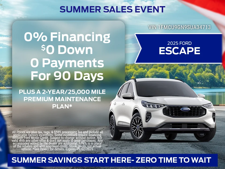 2025 Ford Escape offer
