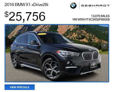 2016 BMW X1 xDrive28i - $25,756