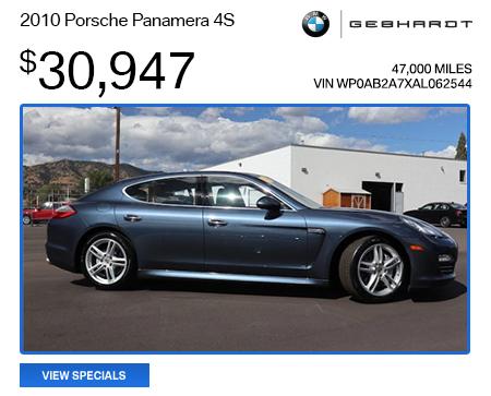 2010 Porsche Panamera 4S - $30,947