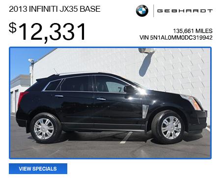 2013 INFINITI JX35 BASE - $12,331