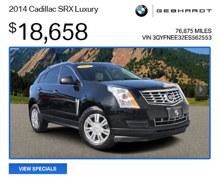 2014 Cadillac SRX Luxury - $18,658