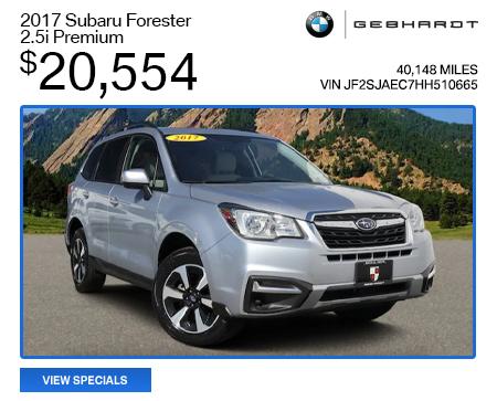 2017 Subaru Forester 2.5i Premium - $20,554 