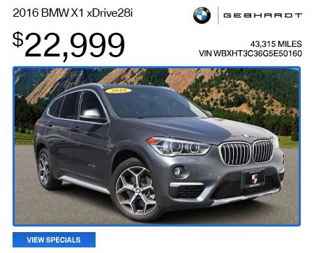 2016 BMW X1 xDrive28i - $22,999