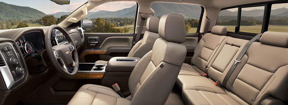 Interior of the 2018 Chevy Silverado 1500 - available at Dan Vaden Chevrolet Brunswick near Savannah, GA