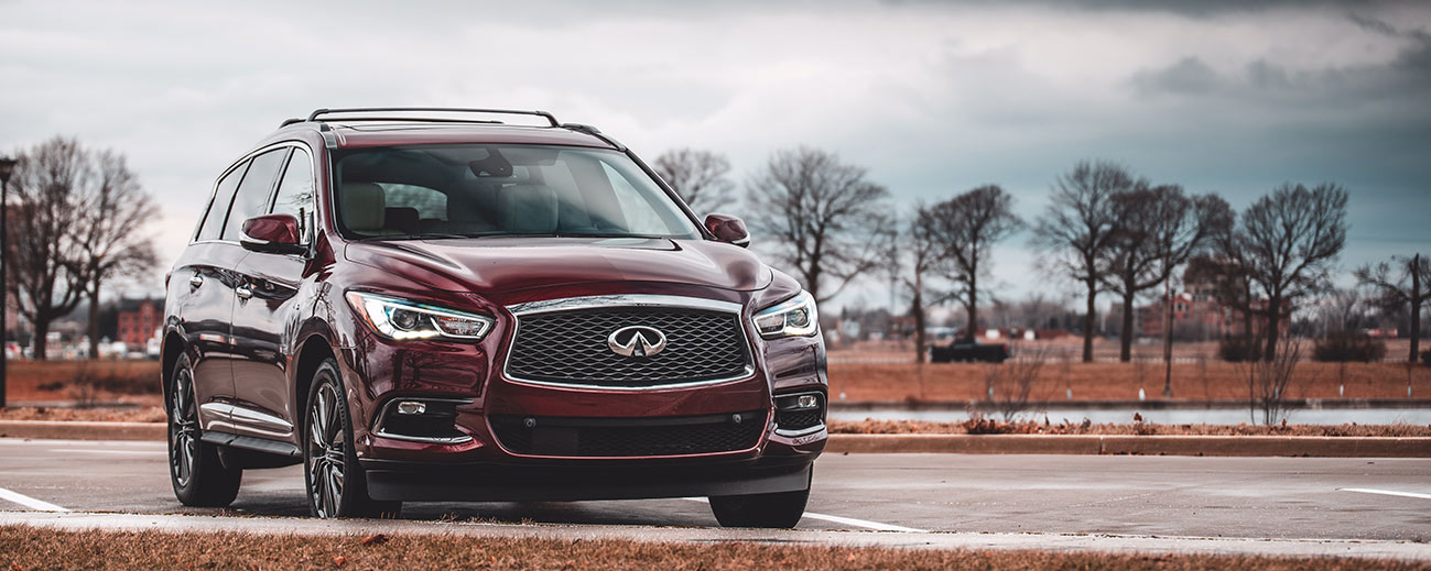 INFINITI QX60 parked in parking lot