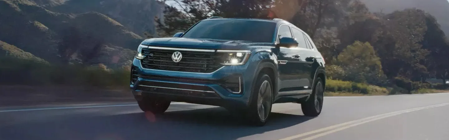 2024 Volkswagen SUV Lineup blue color front view