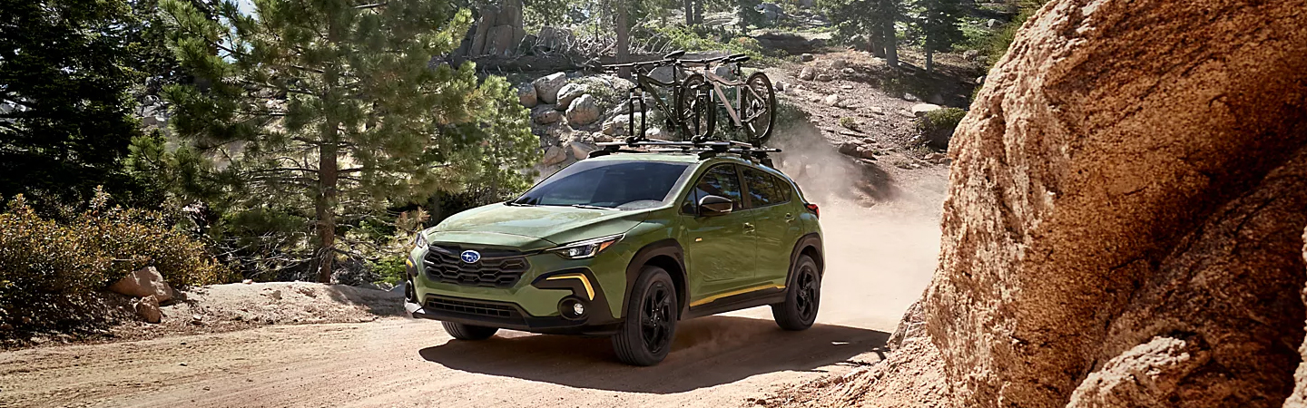 2024 Subaru Crosstrek green frontview  