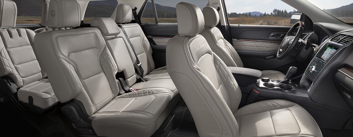 Safety features and interior of the 2019 Ford Explorer - available at our Ford dealership near Wilkes-Barre, PA