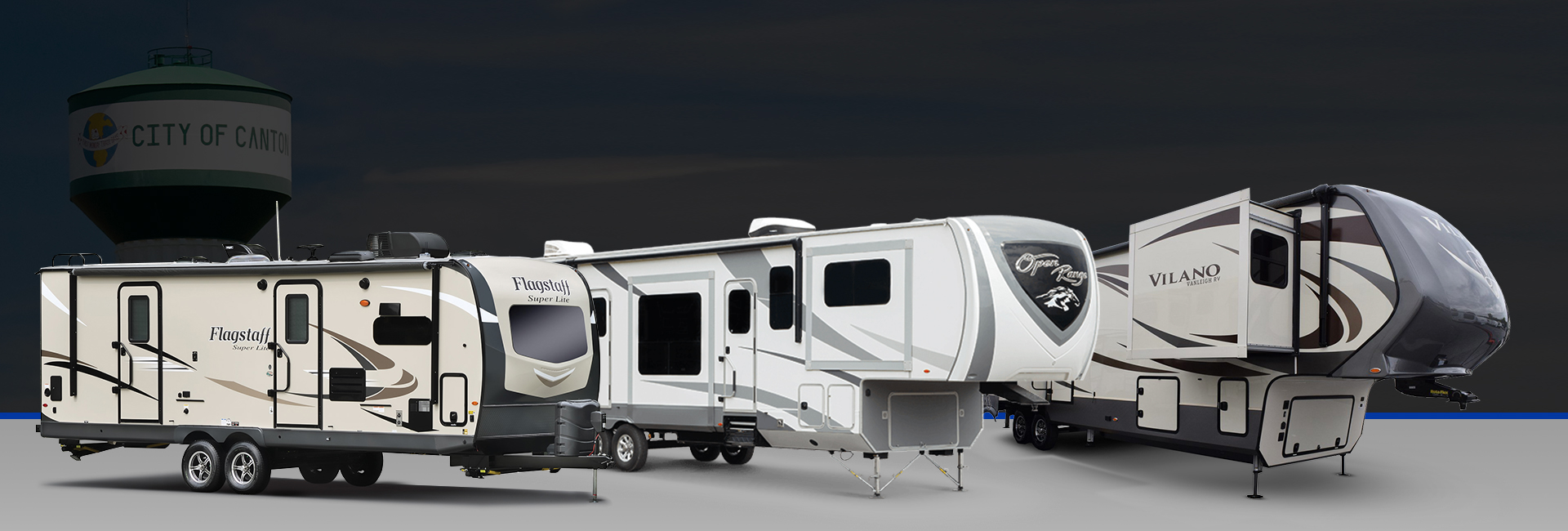 Grand Design Reflection, Grand Design Imagine XLS, and Jayco RVs