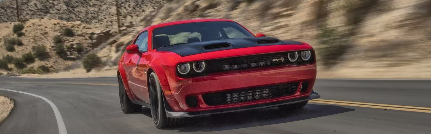 2023 Dodge Challenger Specs red frontview 