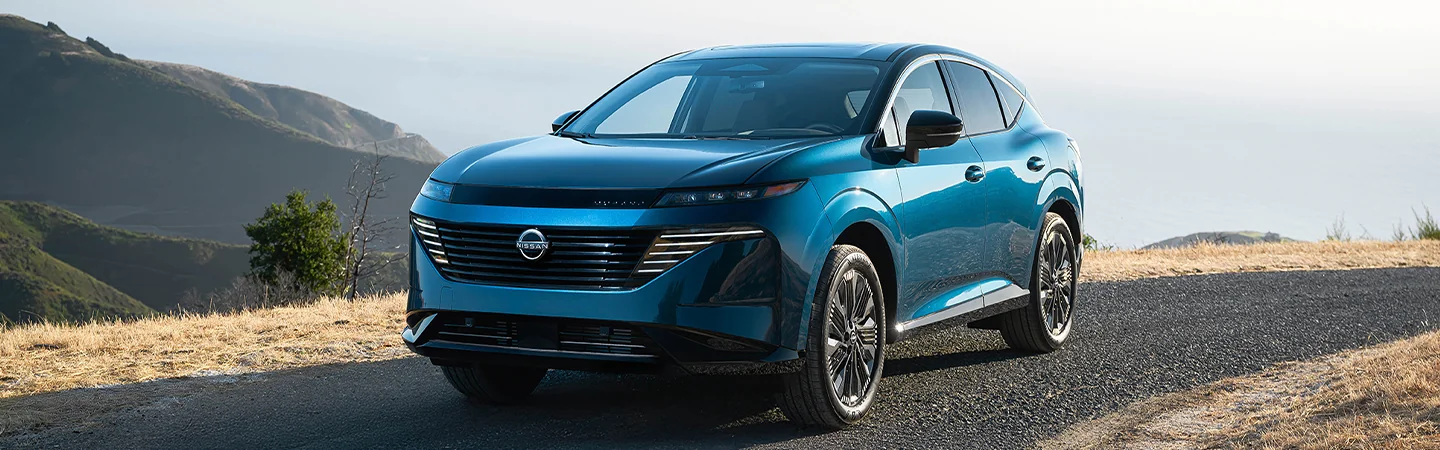 2025 Nissan Murano parked in front of hills