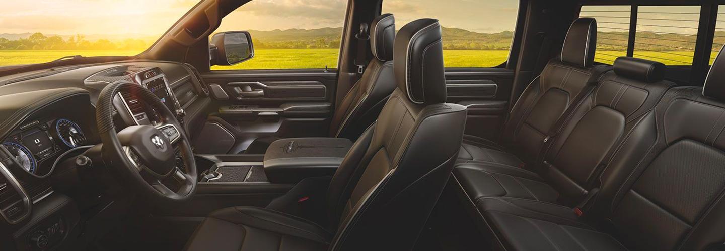 Interior features in the 2020 RAM 1500