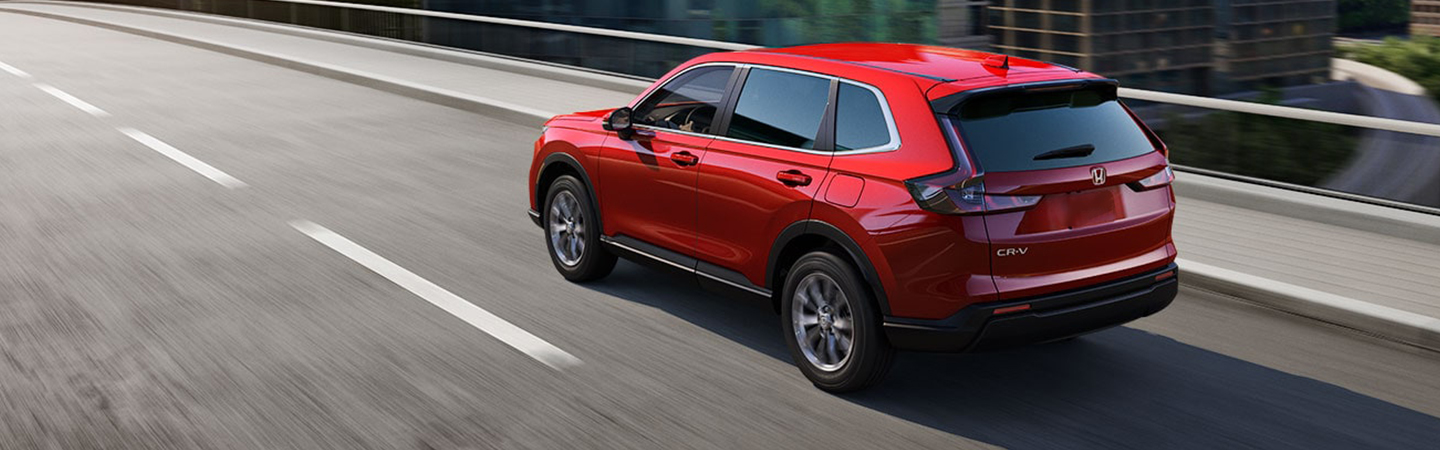 2024 Honda CR-V Specs red backview