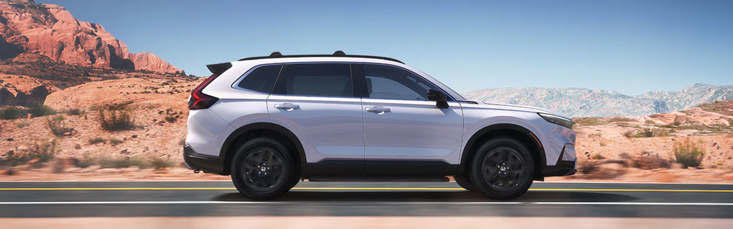 2024 Honda CR-V Specs  white sideview