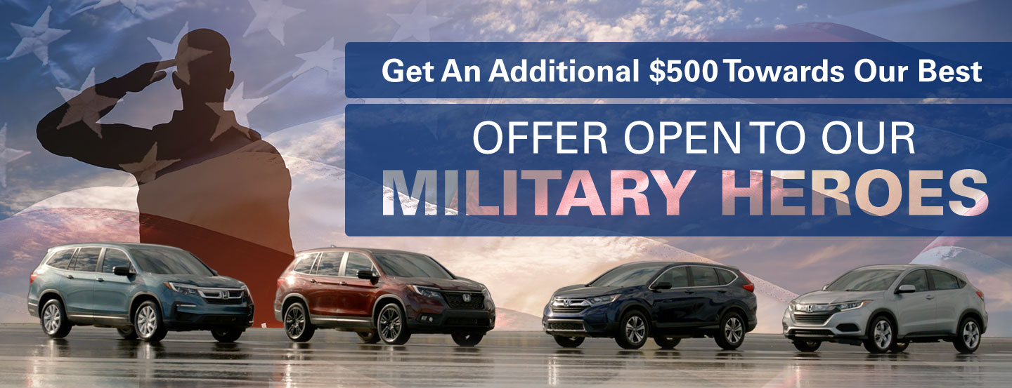 Offer open to our military heroes