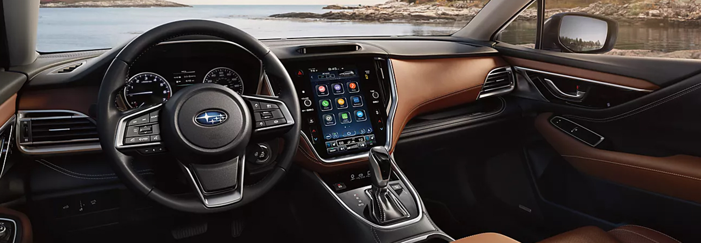 2024 Subaru Outback Colors Interior View With Brown Color