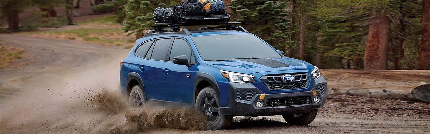 2024 Subaru Outback Colors Front-Side View With Blue Color