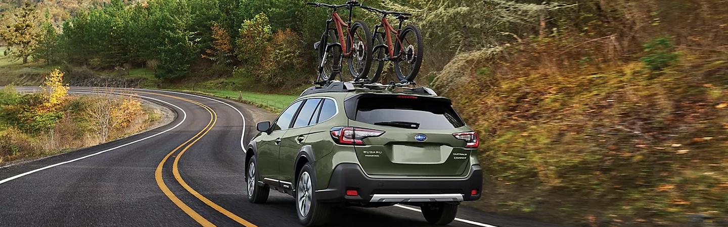 2024 Subaru Outback Colors Rear View With Green Color