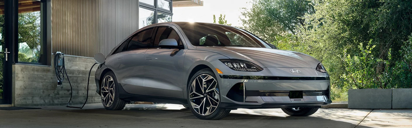 2023 Hyundai IONIQ 6 Specs Front side with silver colour  