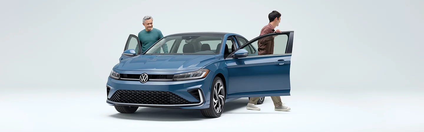 2025 Volkswagen Jetta SEL being boarded by two people