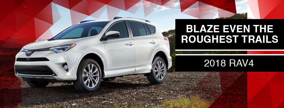 The 2018 RAV4 is available at Waldorf Toyota near Lexington Park