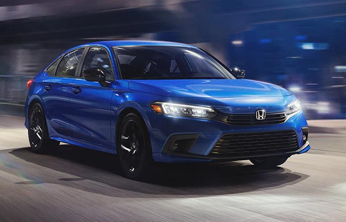 Exterior of the Honda Civic