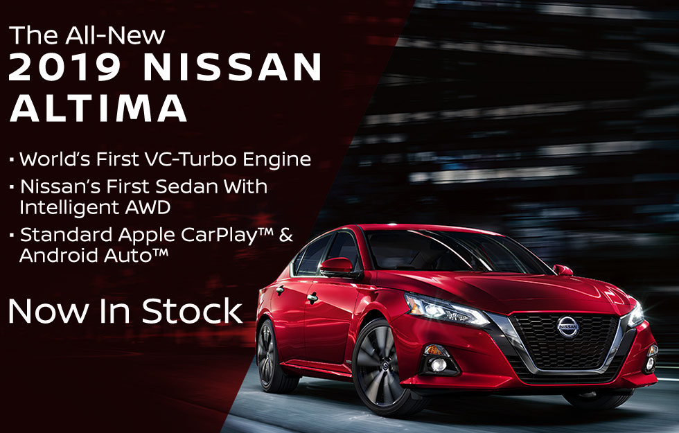 The All-New 2019 Nissan Altima is available at Bob Moore Nissan in Norman, Oklahoma