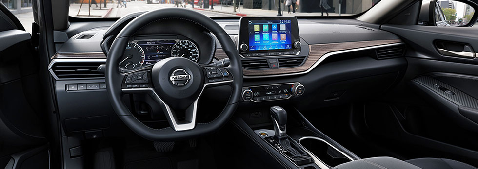 Interior of the All-New 2019 Nissan Altima available at Bob Moore Nissan in Norman, Oklahoma