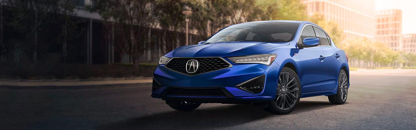 Blue 2020 ILX in motion