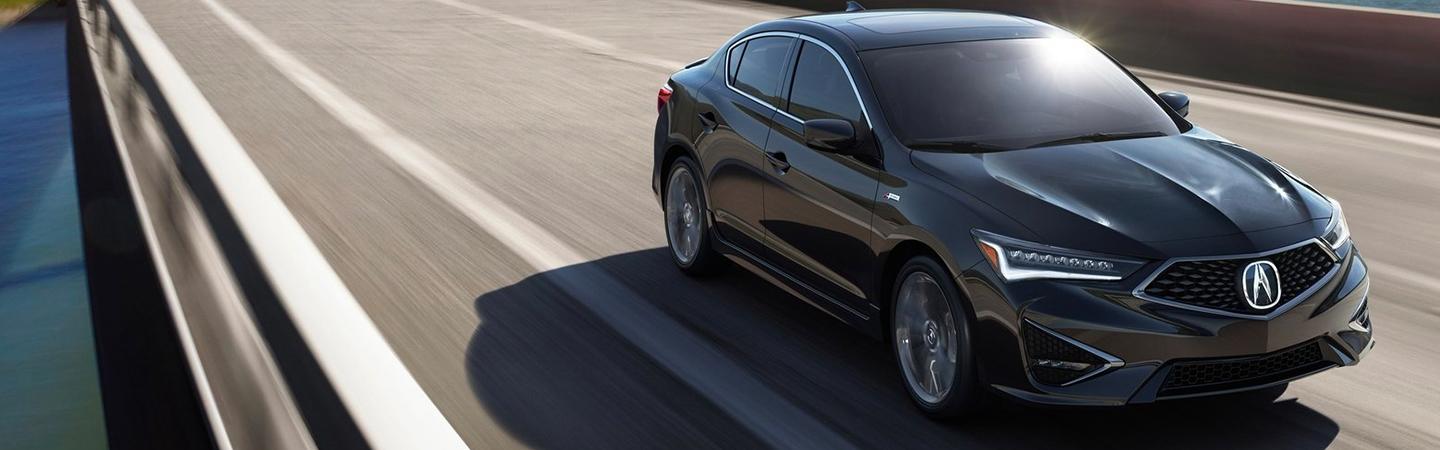 2020 Black ILX in motion