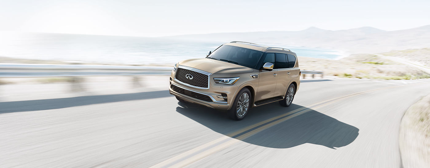 Exterior of the INFINITI QX80 available at our Oklahoma City car dealership.