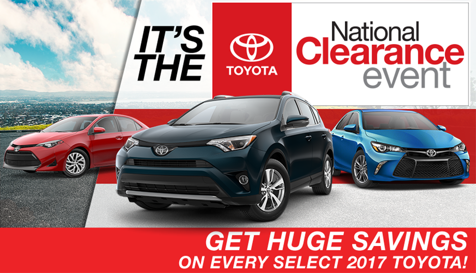 Toyota National Clearance Event Rountree Moore Toyota