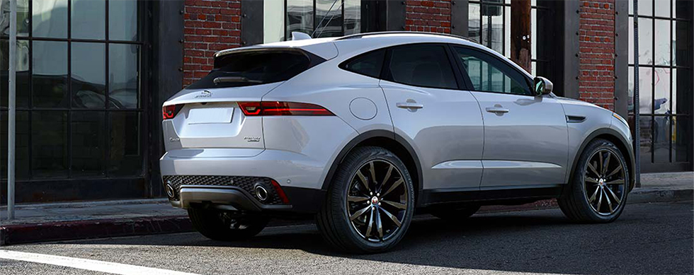 Exterior of the 2018 Jaguar F-PACE & 2018 Jaguar E-PACE - available at our Jaguar dealership in St. Petersburg