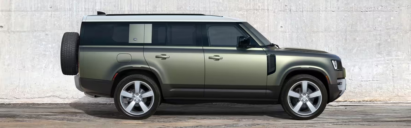 2024 Land Rover Defender Specs green sideview