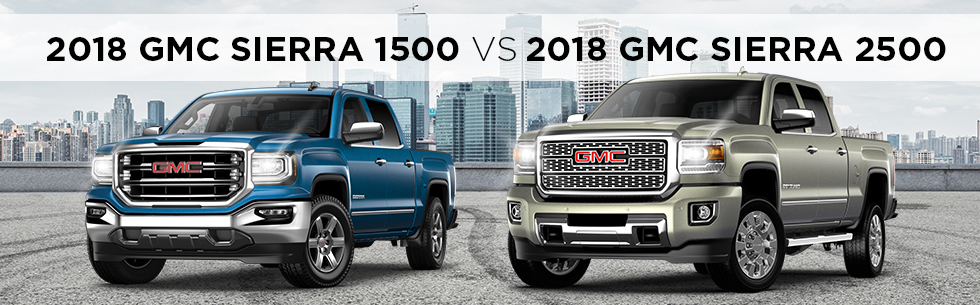 Compare The Gmc Sierra 1500 Sierra 2500 Toth Buick Gmc In Akron