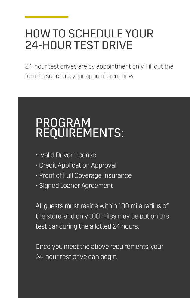 24 Hour Cadillac Test Drive Cadillac of South Charlotte