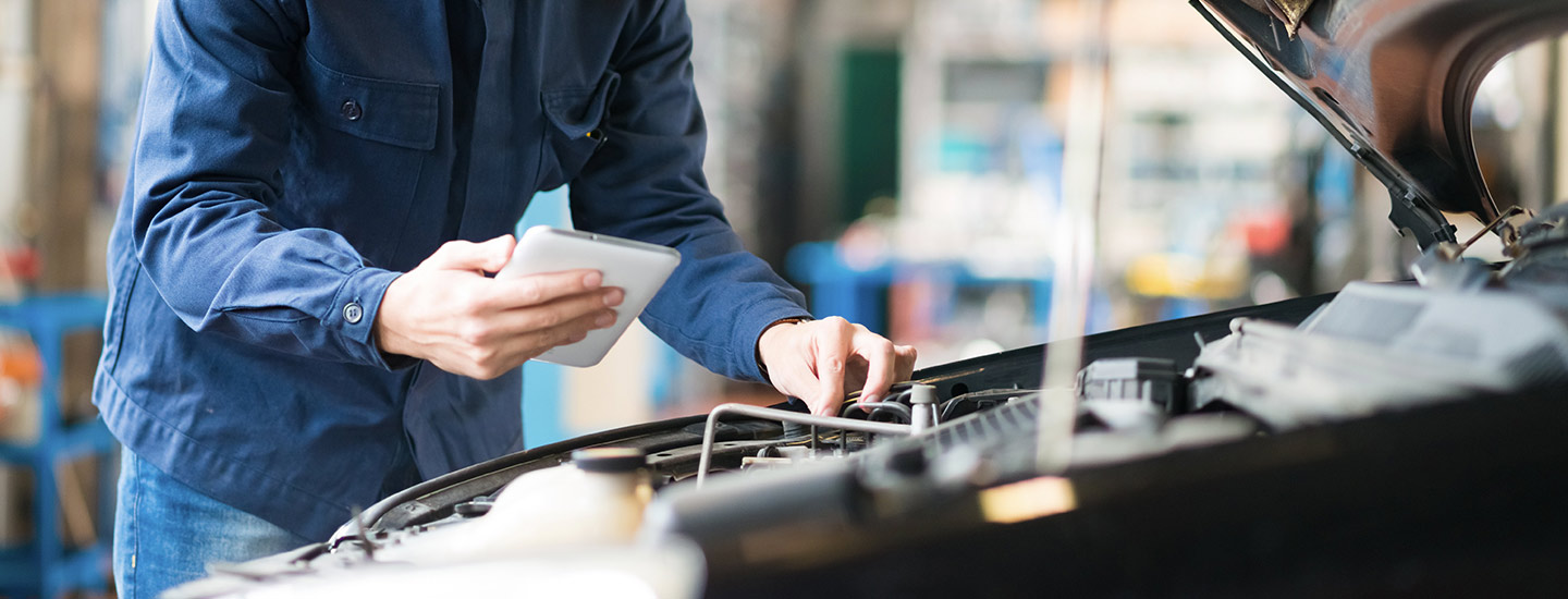 Auto parts installation at our Buick GMC dealership in Gainesville, FL.