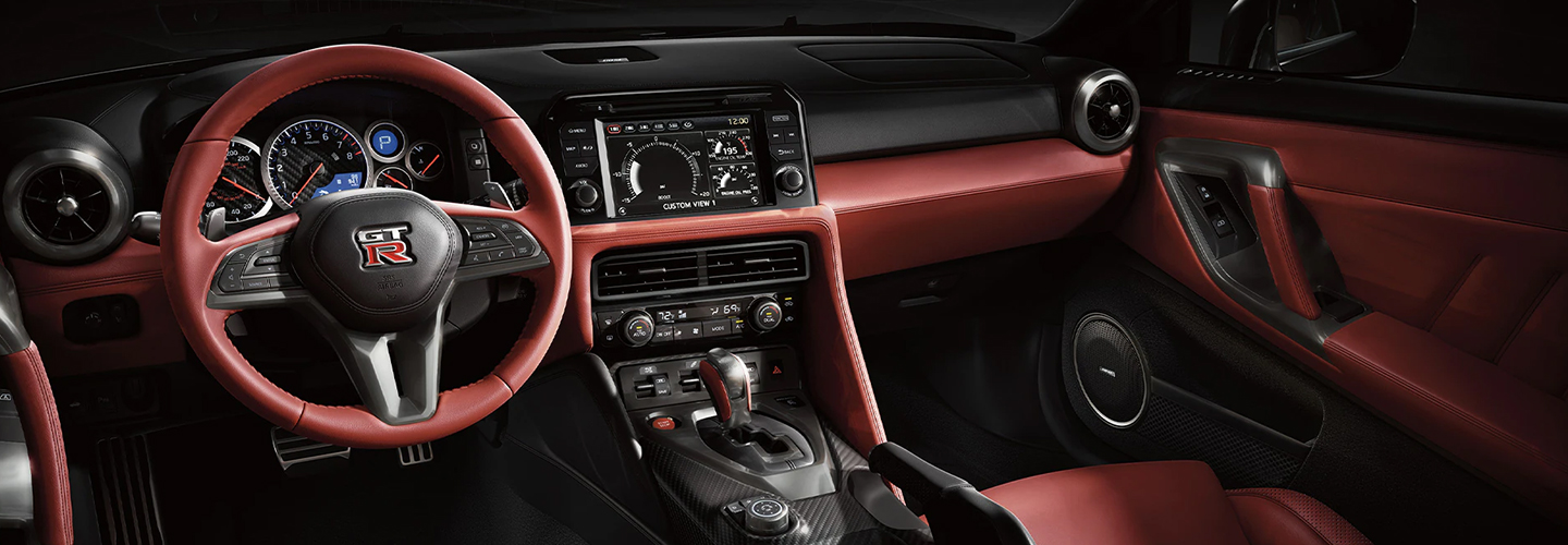 2024 Nissan GT-R Price Interior View With Brown Color