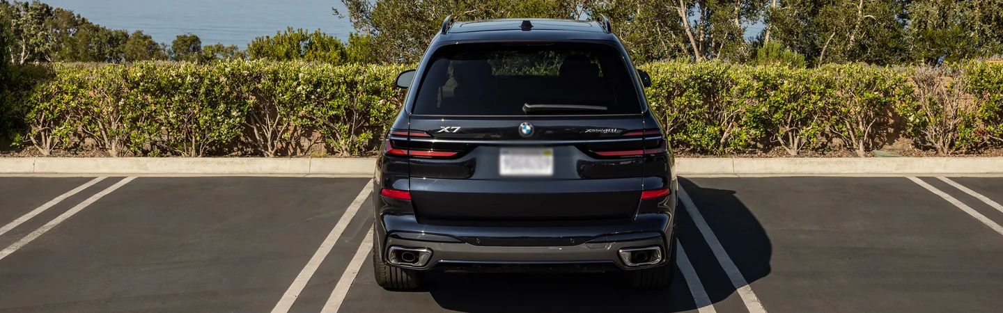 rear view of a parked 2026 BMW X7