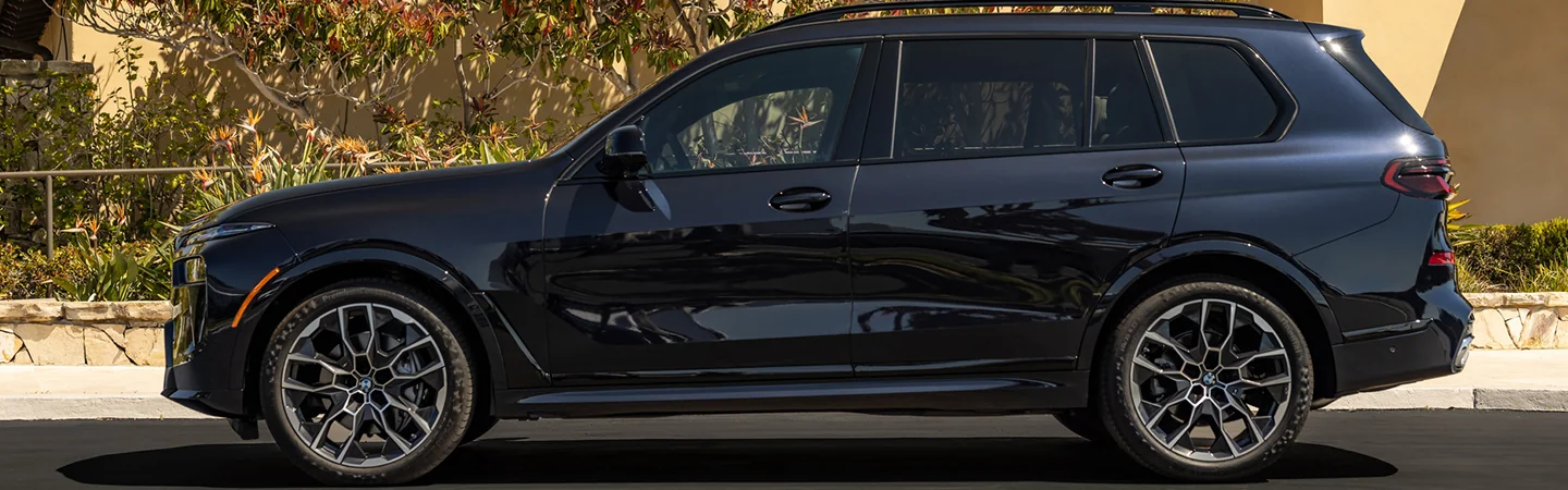 driver side view of a 2026 BMW X7