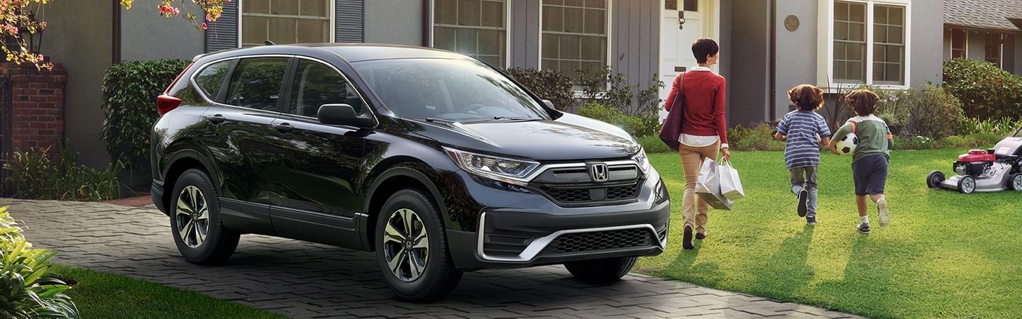 2020 Honda CR-V parked outside garage