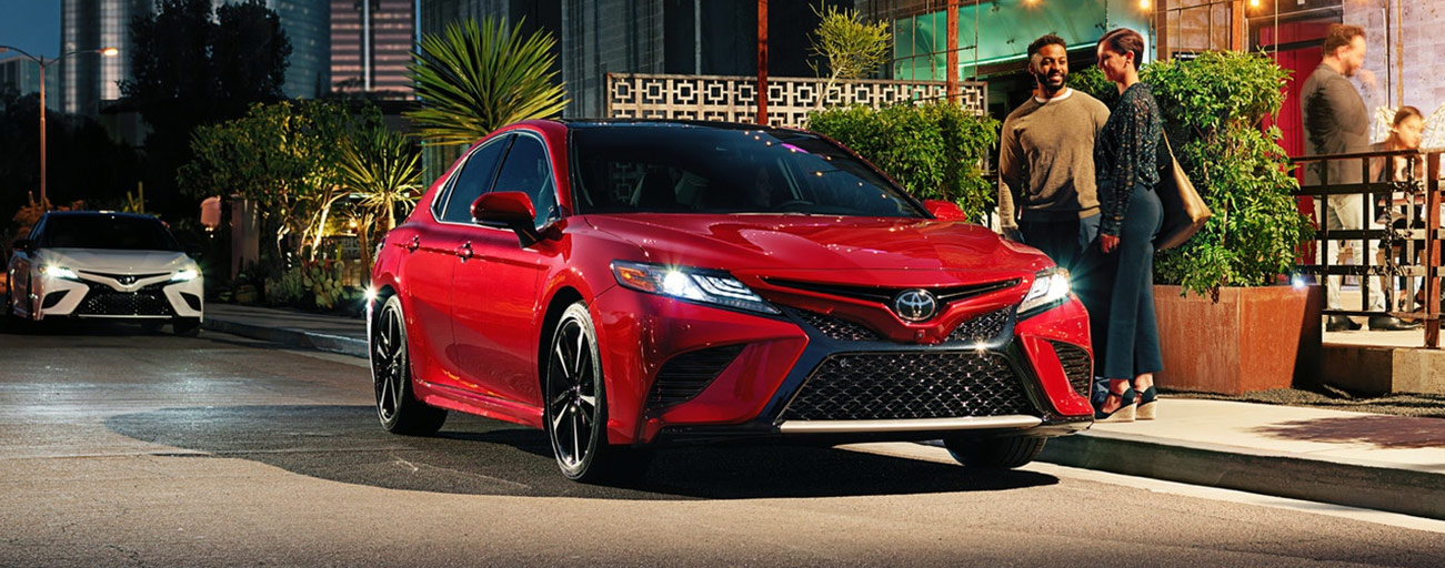 Front view of Toyota Camry
