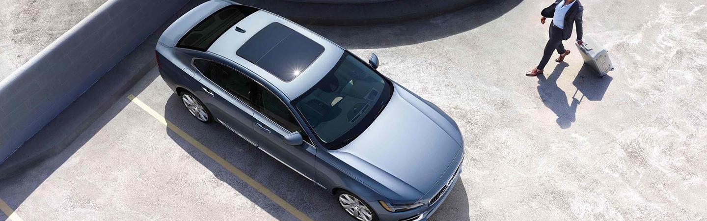 Aerial view of silver S90
