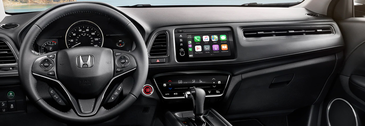 Interior view of the Honda HR-V