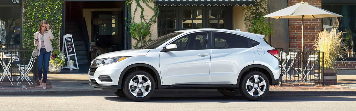 Gray Honda HR-V parked