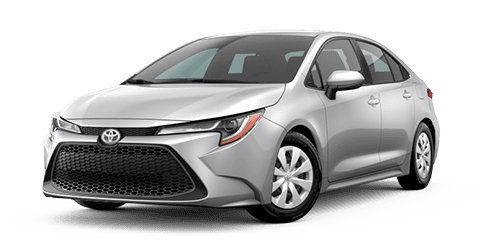 Front Facing Silver 2021 Toyota Corolla L